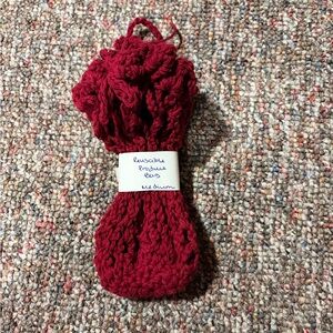 Handmade Reusable Crochet Produce Bag. Size M.